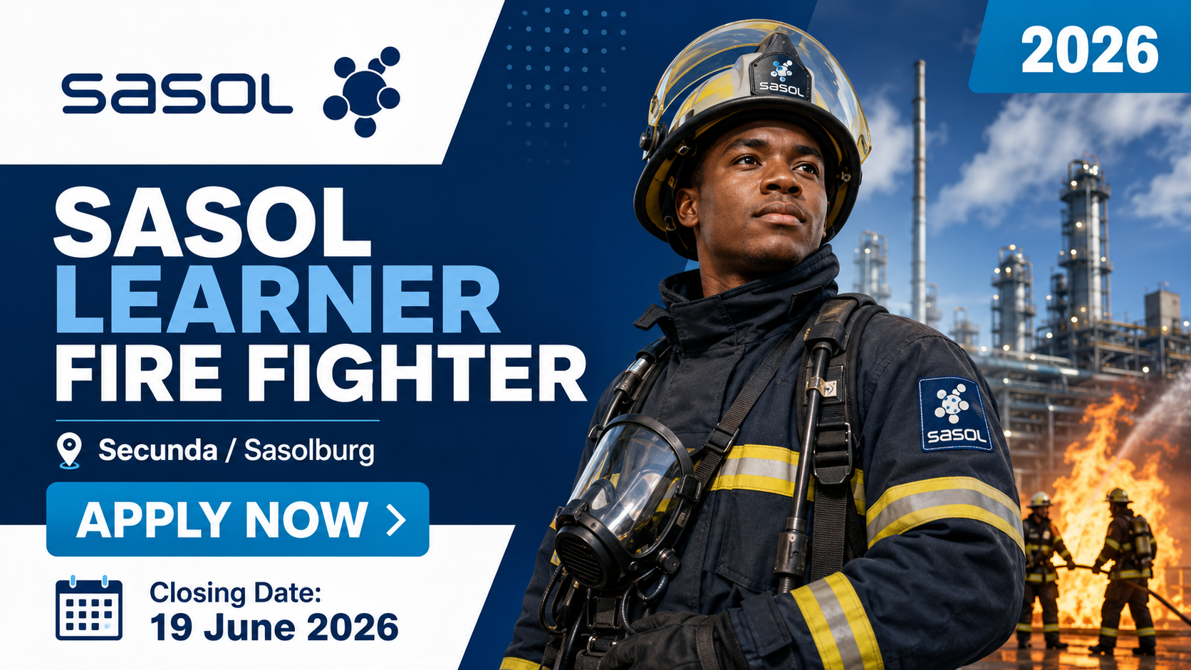 Sasol Learner Fire Fighter learnership